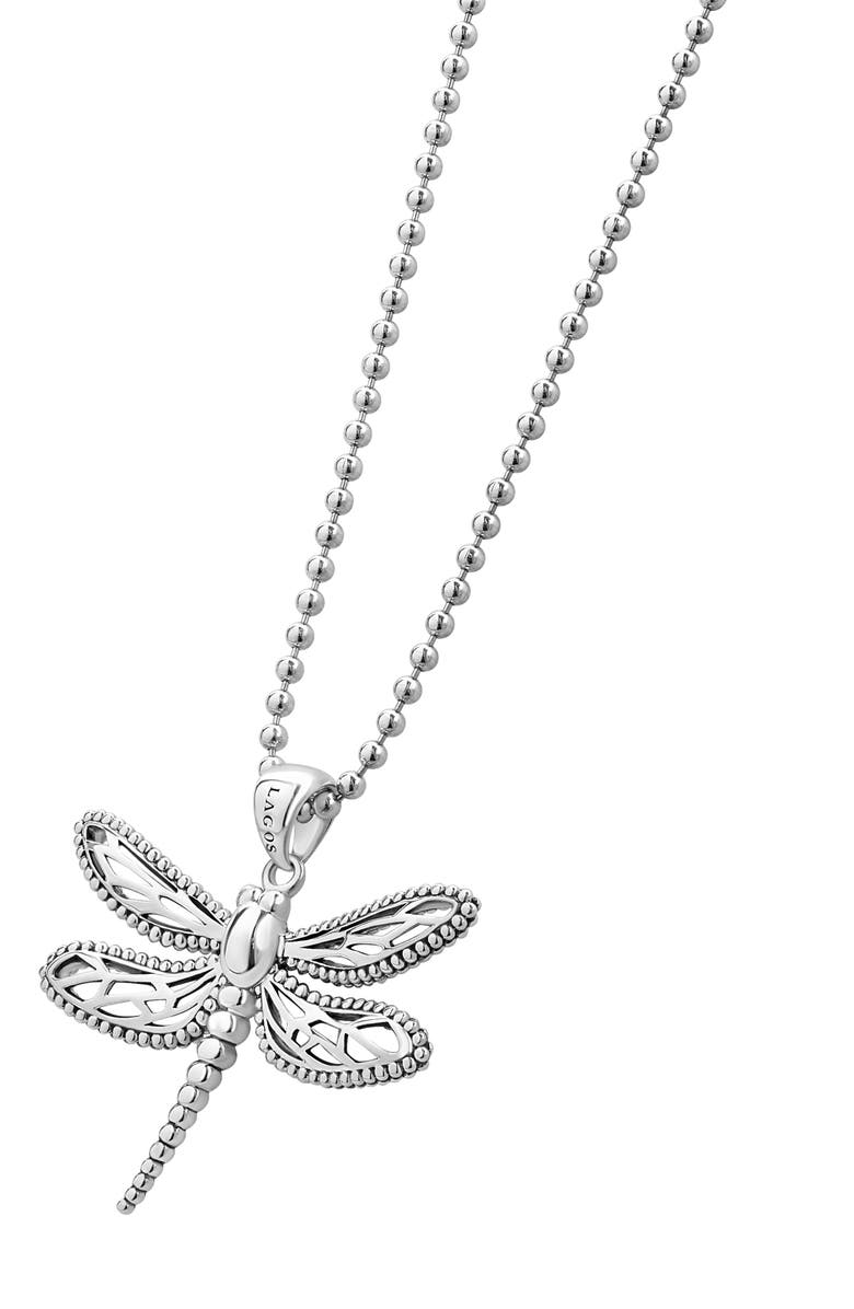 LAGOS Rare Wonders Dragonfly Pendant Necklace, Alternate, color,