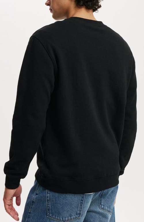COTTON ON COTTON ON GRAPHIC CREW FLEECE