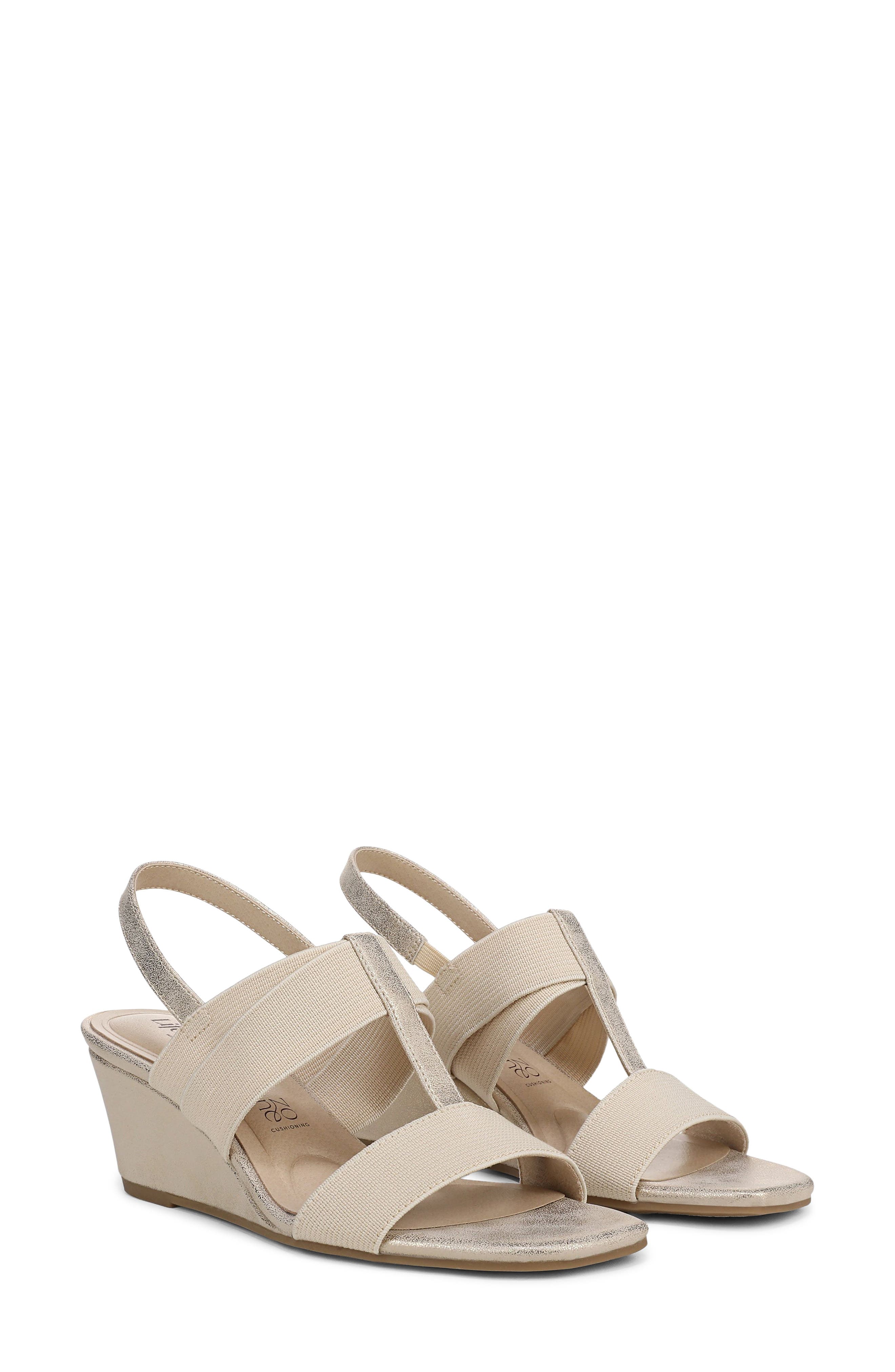 LifeStride Patience Wedge Sandal, Alternate, color, Black