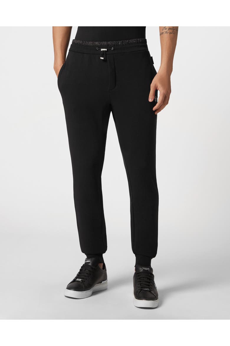 Sweatpants Hexagon Men, Main, color, black