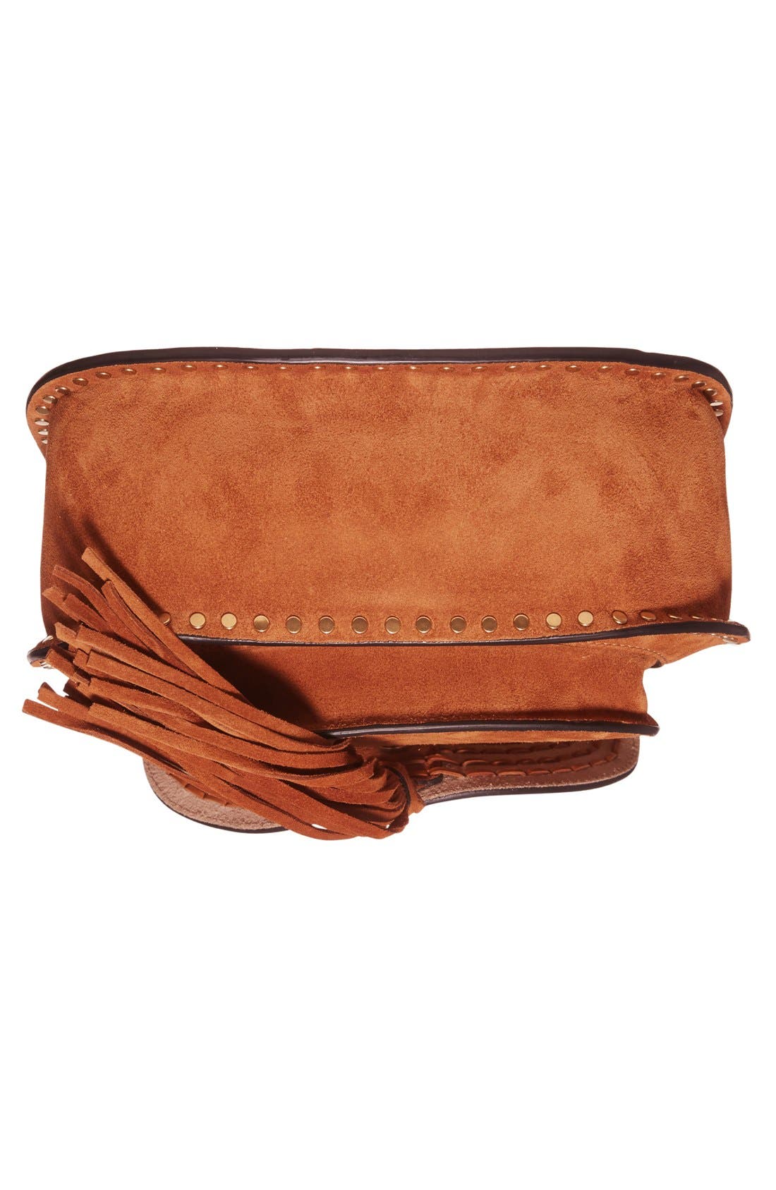 'Small Hudson' Shoulder Bag, Alternate, color, CARAMEL