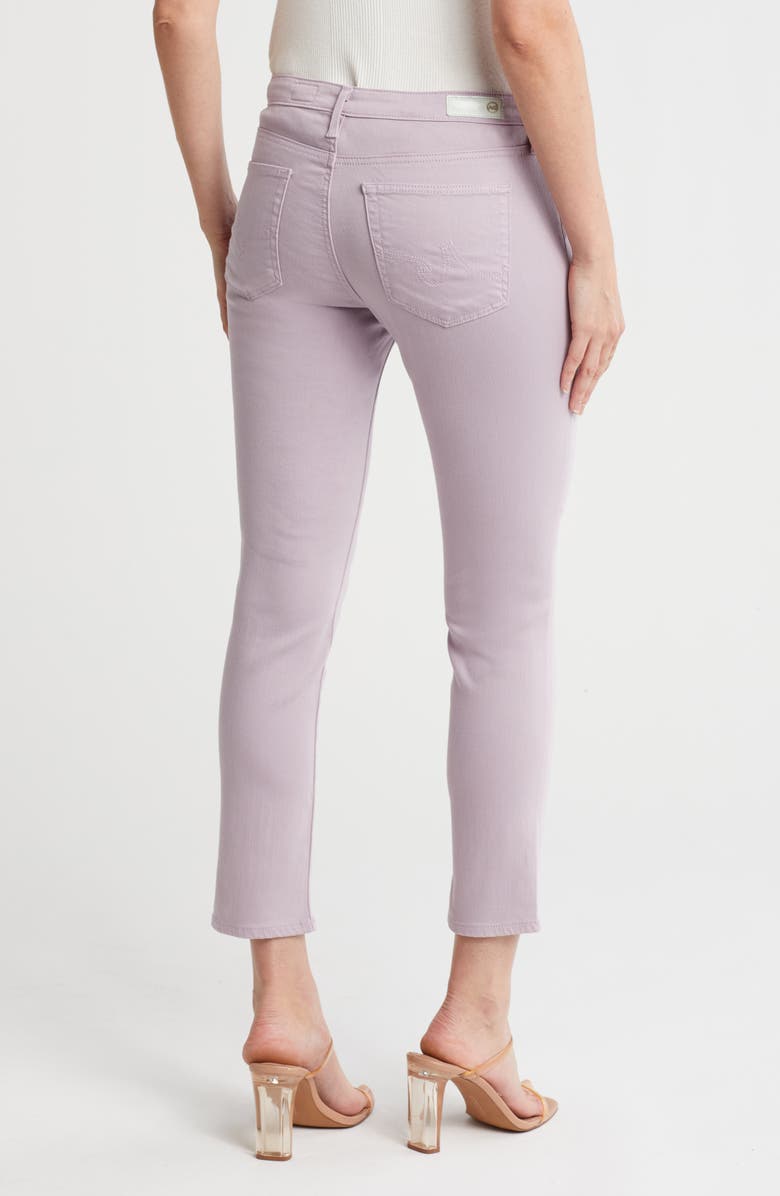 AG The Prima Crop Cigarette Jeans, Alternate, color, Purple Haze