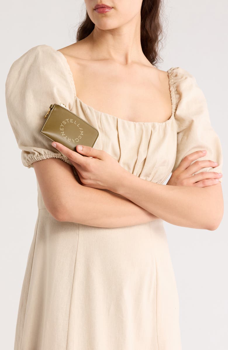 Stella McCartney Zip Coin Wallet, Alternate, color, 