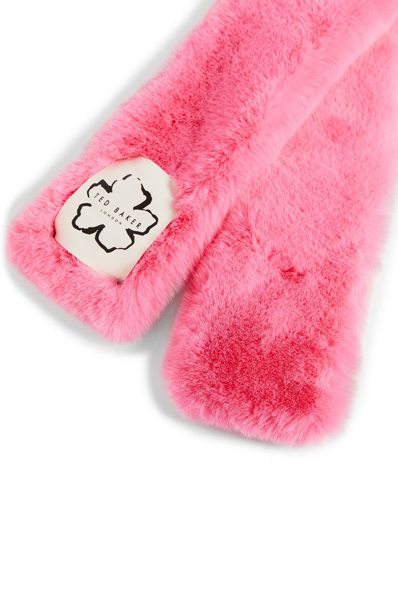 Ted Baker London Flis Colorblock Faux Fur Scarf, Alternate, color, 