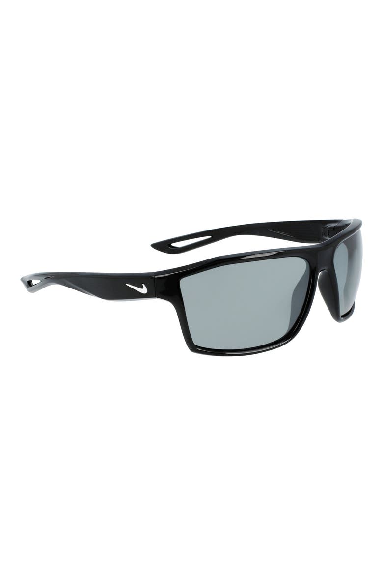 Legend 65mm Multi-Sport Sunglasses, Alternate, color, BLACK/GREY/SILVER FLASH