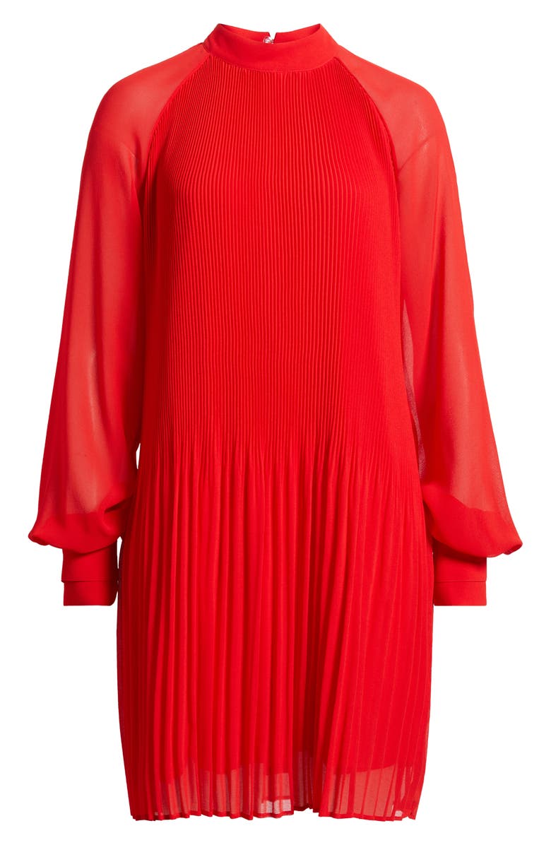 BOSS Dolumi Long Sleeve Shift Dress, Alternate, color, Goji Berry
