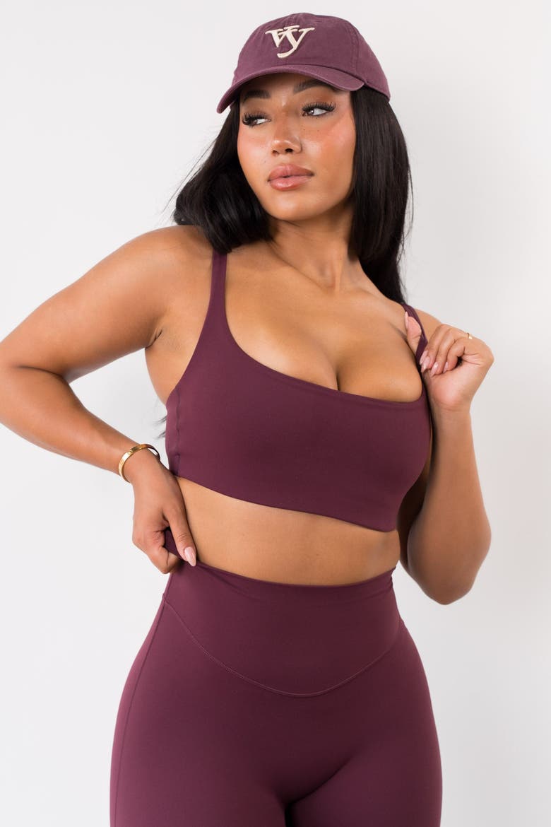 Cloud II Classic Bra, Alternate, color, Wine