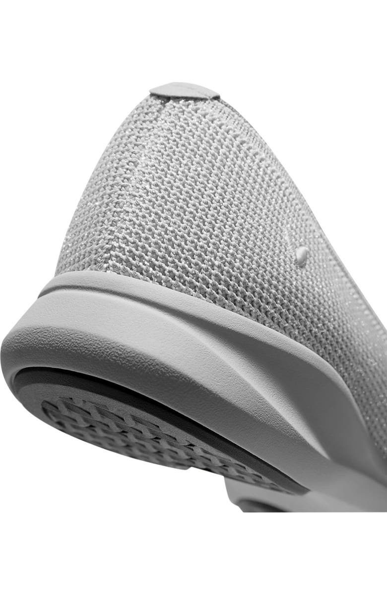 VIVAIA Water-Repellent Round-Toe All-Day Sneaker Flats, Alternate, color, Metallic Diamond