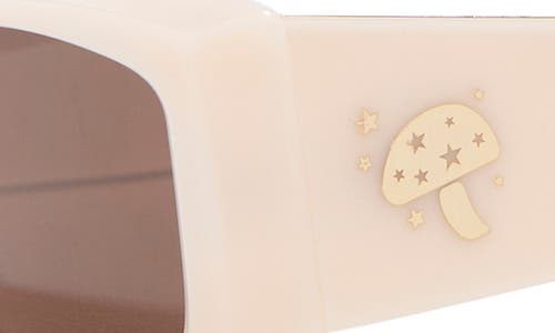 Le Specs Pretense 54mm Rectangular Sunglasses In Neutral