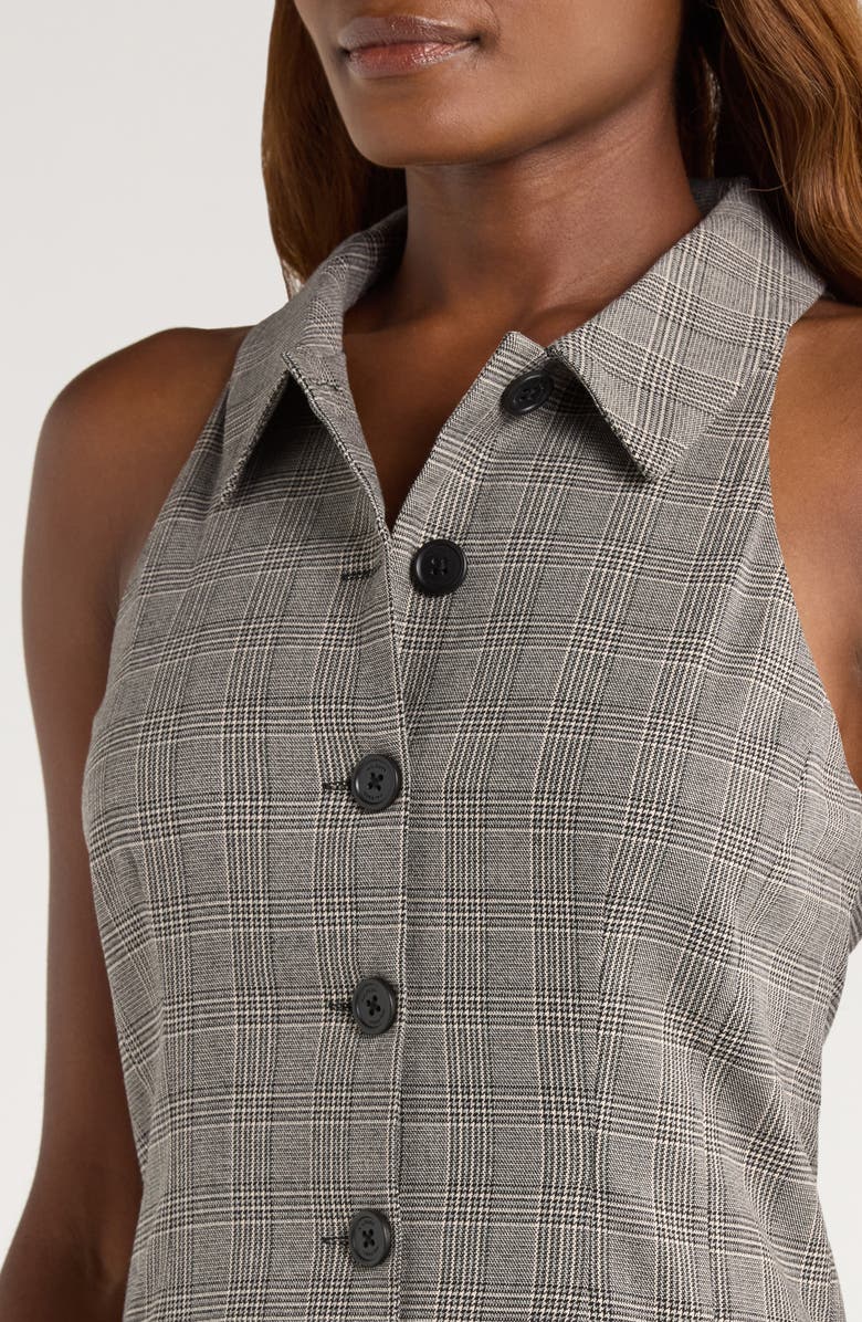 Halogen<sup>®</sup> Cutaway Suit Dress, Alternate, color, Alloy