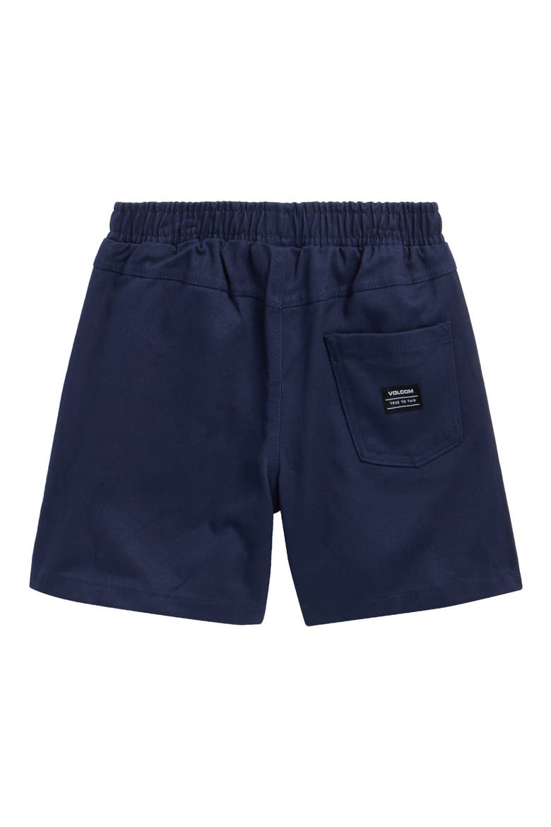 Open Knit Camp Shirt & Shorts Set, Alternate, color, NAVY