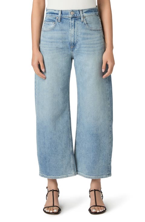 Arellia High Waist Ankle Barrel Jeans (Audubon) (Petite)