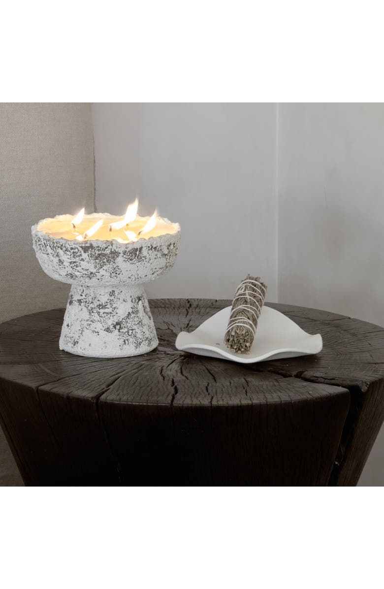 Dumae Isla Saucer Set of 2, Alternate, color, Blanc