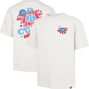 '47 Men's '47 Cream Chicago Cubs Flora Foundation T-Shirt
