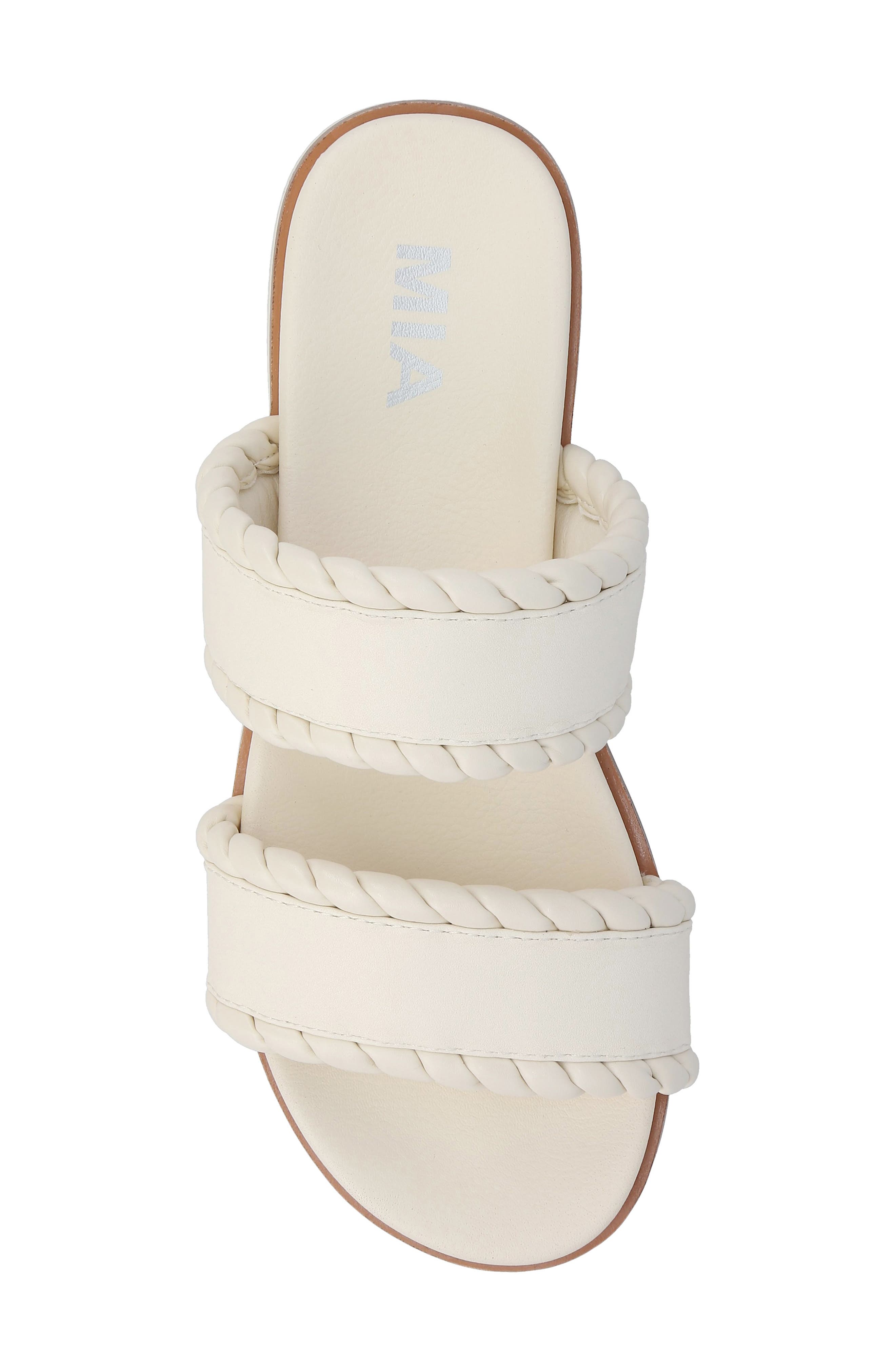 MIA Vada Two-Strap Sandal, Alternate, color, Bone