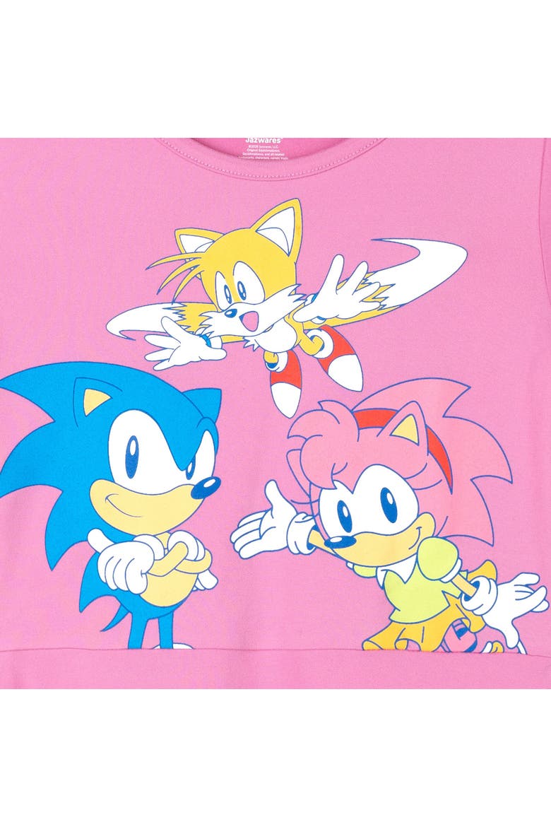 Sonic the Hedgehog 2-Pack Skater Dresses, Alternate, color, Sonic Blue Pink