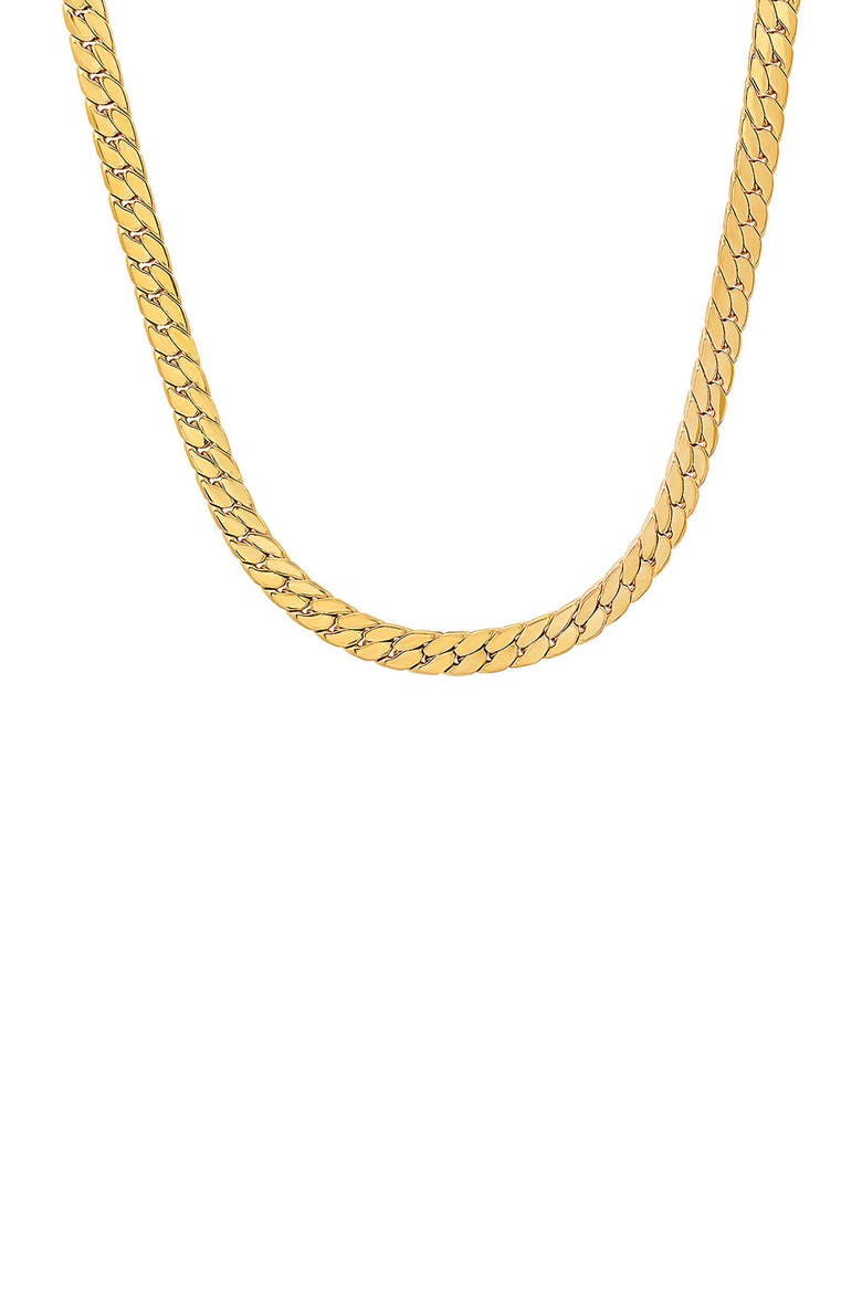 18K Gold Plated Chain Necklace, Main, color, GOLD