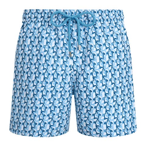 Men Swim Shorts Turtles Net