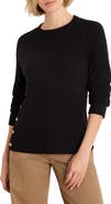 NIC+ZOE Side Button Waffle Sweater
