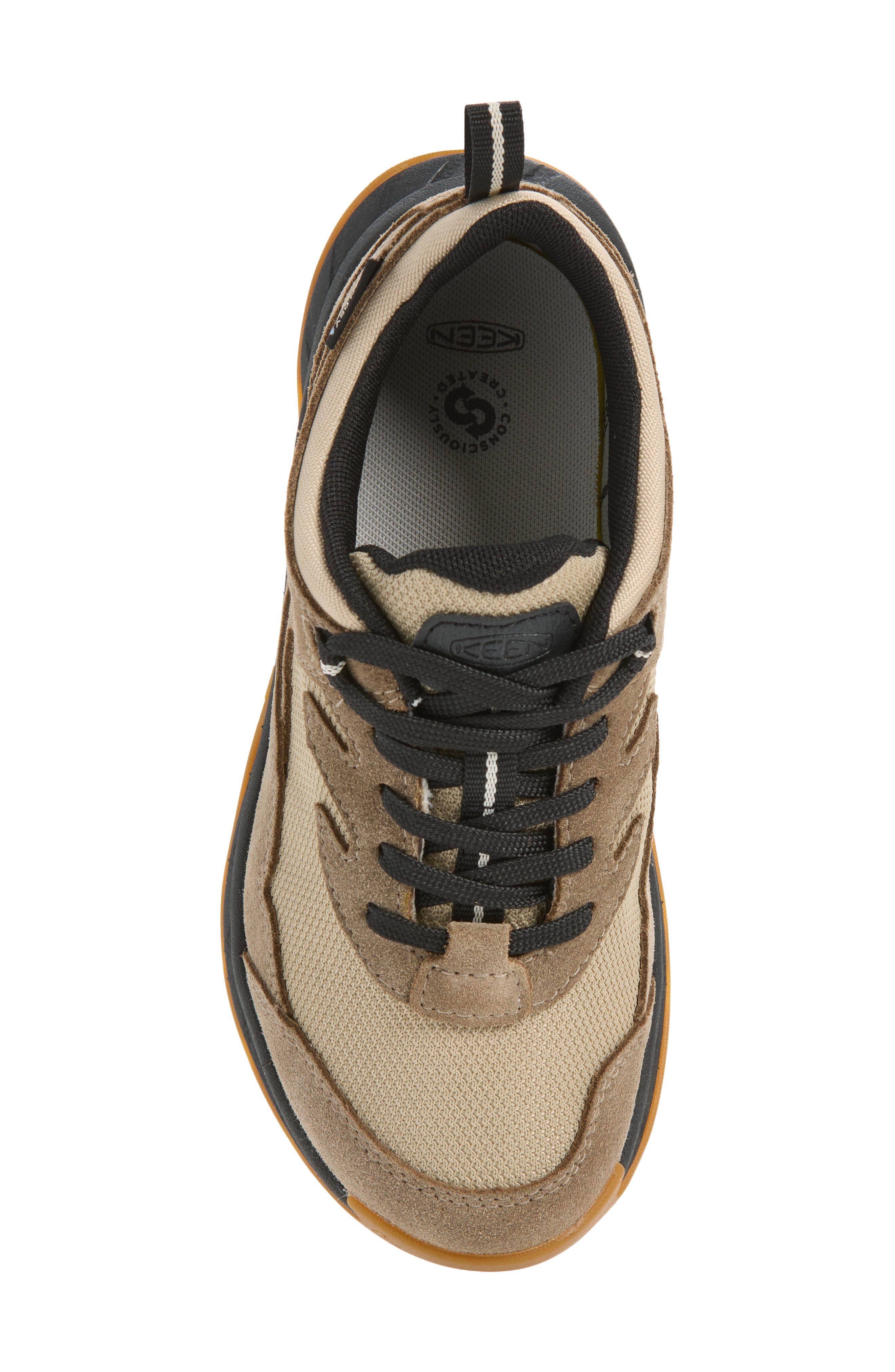 Kids' Hightrail Waterproof Low Top Hiking Sneaker, Alternate, color, BRINDLE/ OAK BUFF