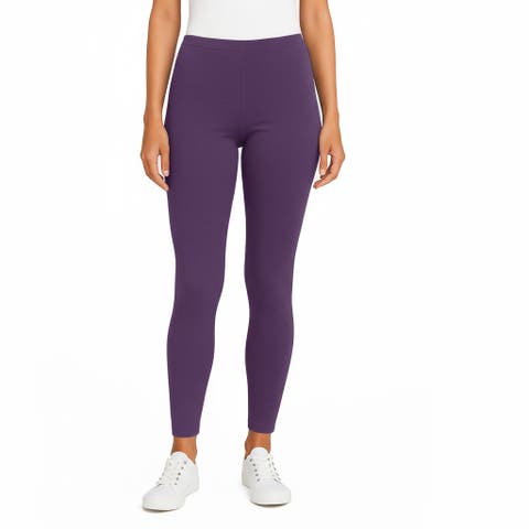 Women's Soft 100% Cotton Everyday Wear Leggings