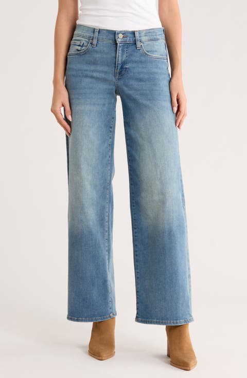 Sweet Mid Rise Wide Leg Jeans (Fairmont)