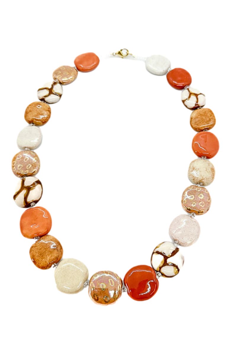 Kazuri Earth Collection - Mamburi Necklace - 22'', Main, color, Multi