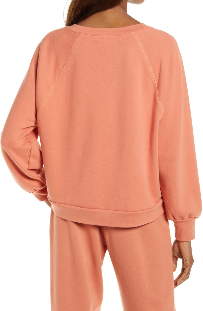 Madewell Balloon Sleeve Sweatshirt, Alternate, color,