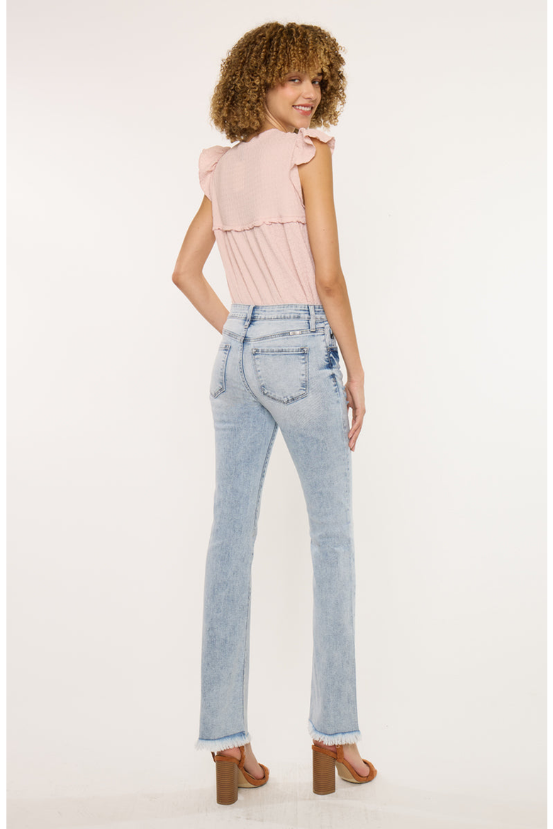 Claire High Rise Bootcut Jeans, Alternate, color, Light Wash