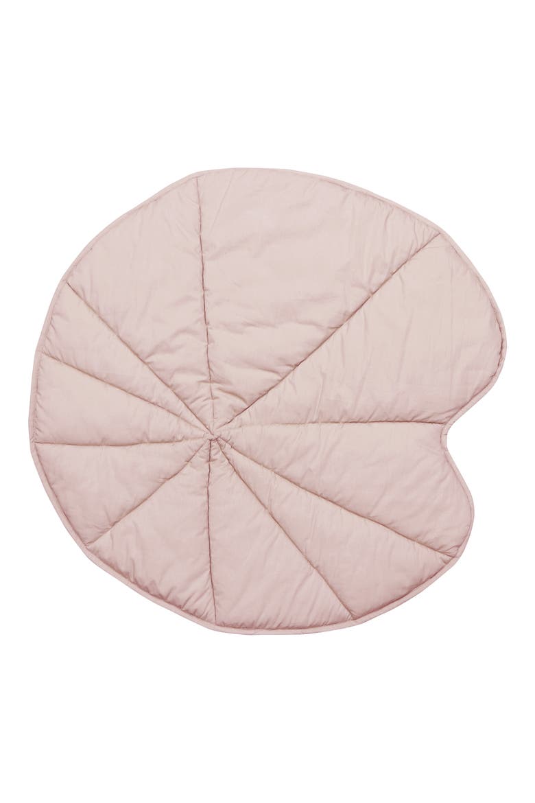 Water Lily Organic Cotton Play Mat, Alternate, color, VINTAGE NUDE