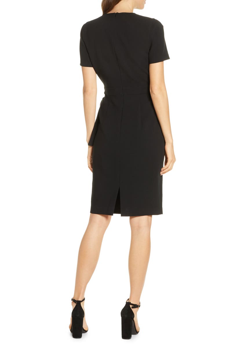 Black Halo Harbor Sheath Dress, Alternate, color, 