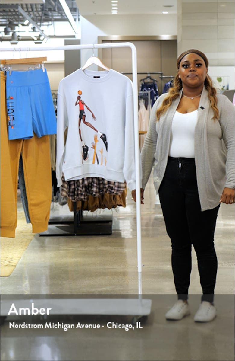 x Darien Birks Artist Series Crewneck Sweatshirt, sales video thumbnail