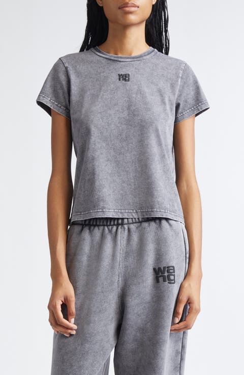 Puff Logo Shrunken Cotton Jersey T-Shirt
