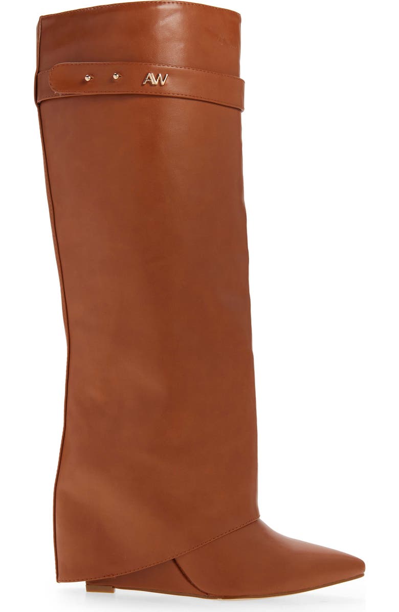 AZALEA WANG Melina Pointed Toe Boot, Alternate, color,