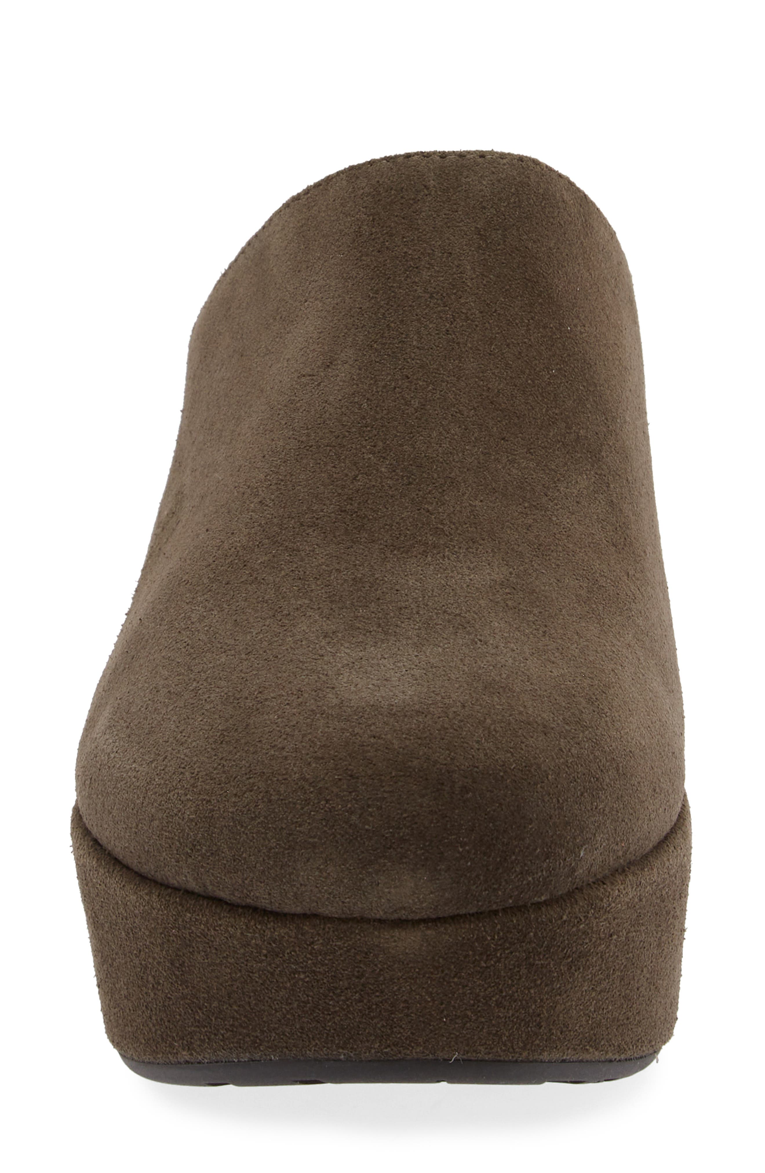 Yoma Platform Clog, Alternate, color, OLIVE SUEDE