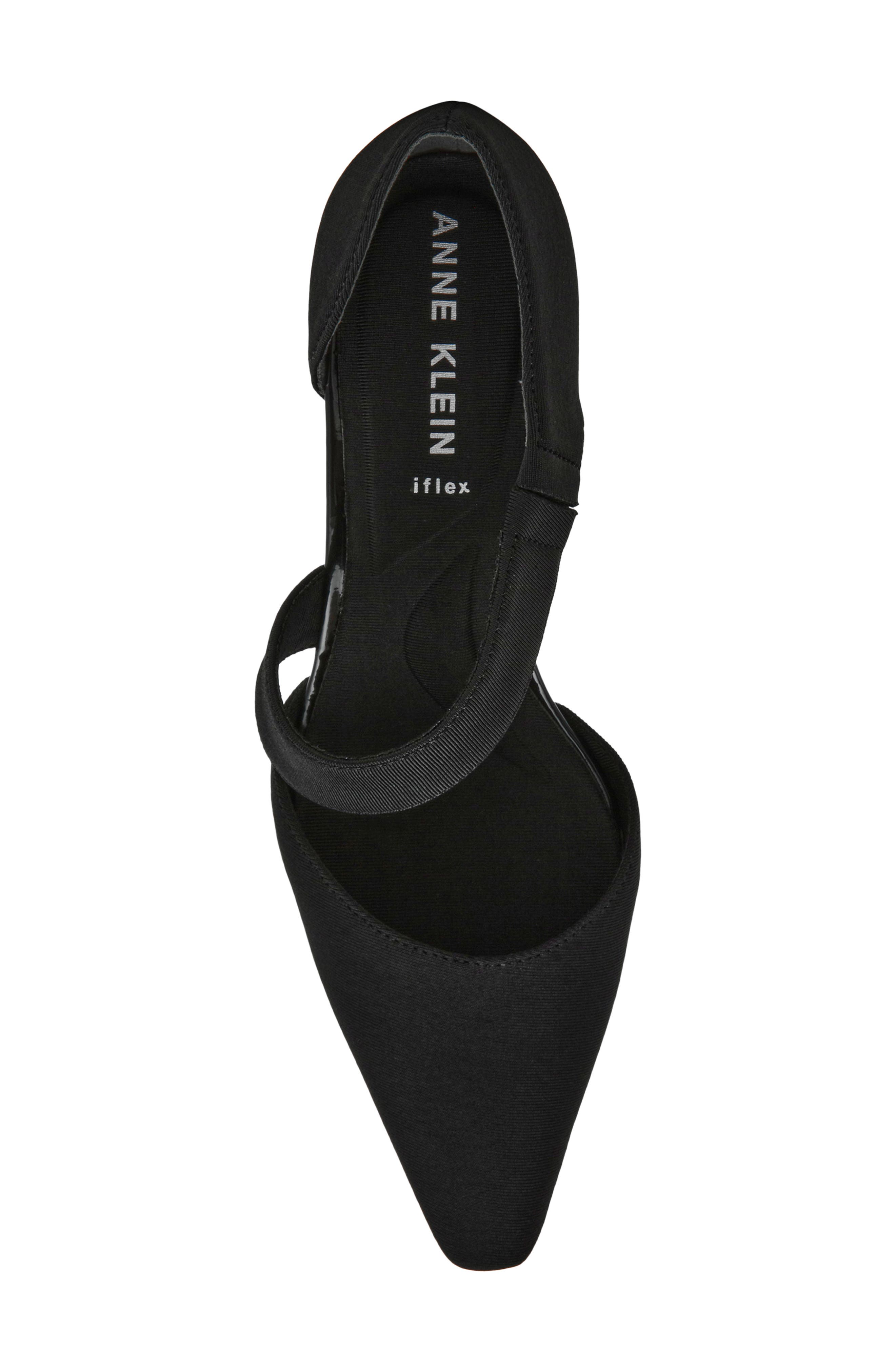 Anne Klein Cerys Pump, Alternate, color, Black Stretch