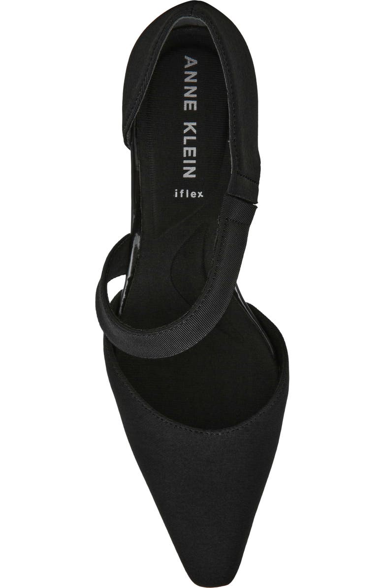 Anne Klein Cerys Pump, Alternate, color, Black Stretch