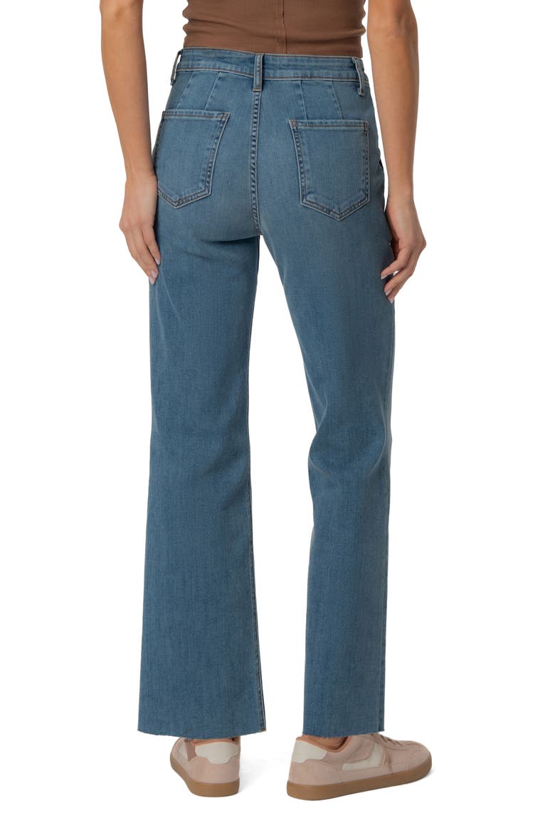 Kelsey High Waist Raw Hem Kick Flare Jeans, Alternate, color, CIVILIZE