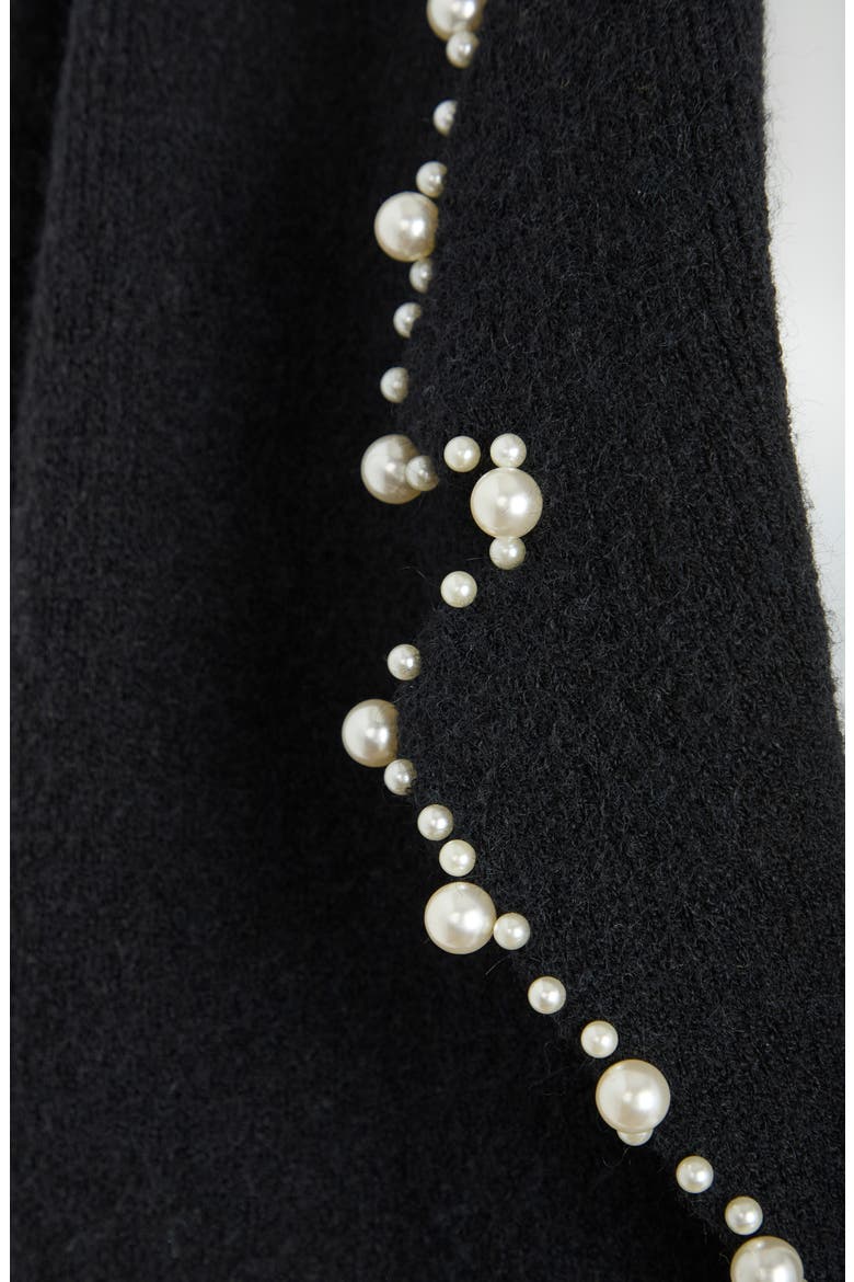 Embellished Blazer, Alternate, color, BLACK