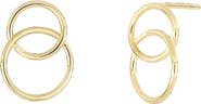Bony Levy 14K Gold Double Hoop Earrings