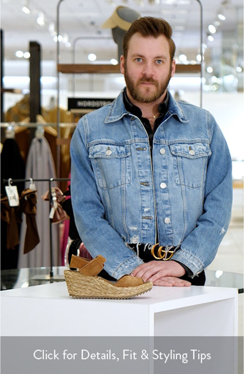 Fama Ankle Strap Wedge Sandal, sales video thumbnail