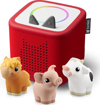 Toniebox 2 with 3-Pack Farm Tonie Audio Characters Bundle