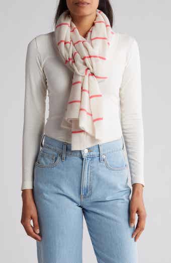 Portolano Striped Wool Blend Scarf