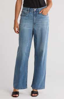 Seven7 Featherweight High Waist Wide Leg Jeans