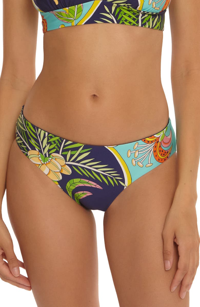 Trina Turk Flamingo Hipster Bikini Bottoms, Main, color, 