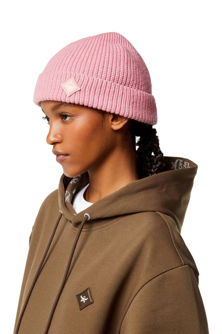 Essential Wool Beanie, Alternate, color, Pink