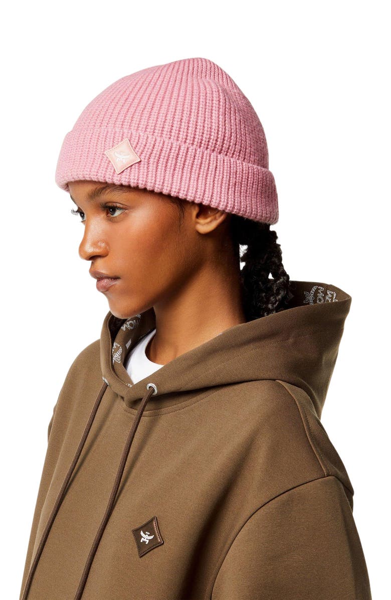 MCM Essential Wool Beanie, Alternate, color, Pink