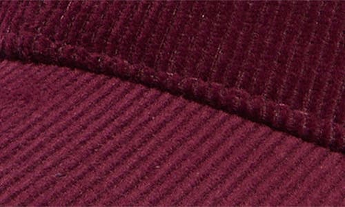Melrose And Market Corduroy Baseball Cap In Burgundy