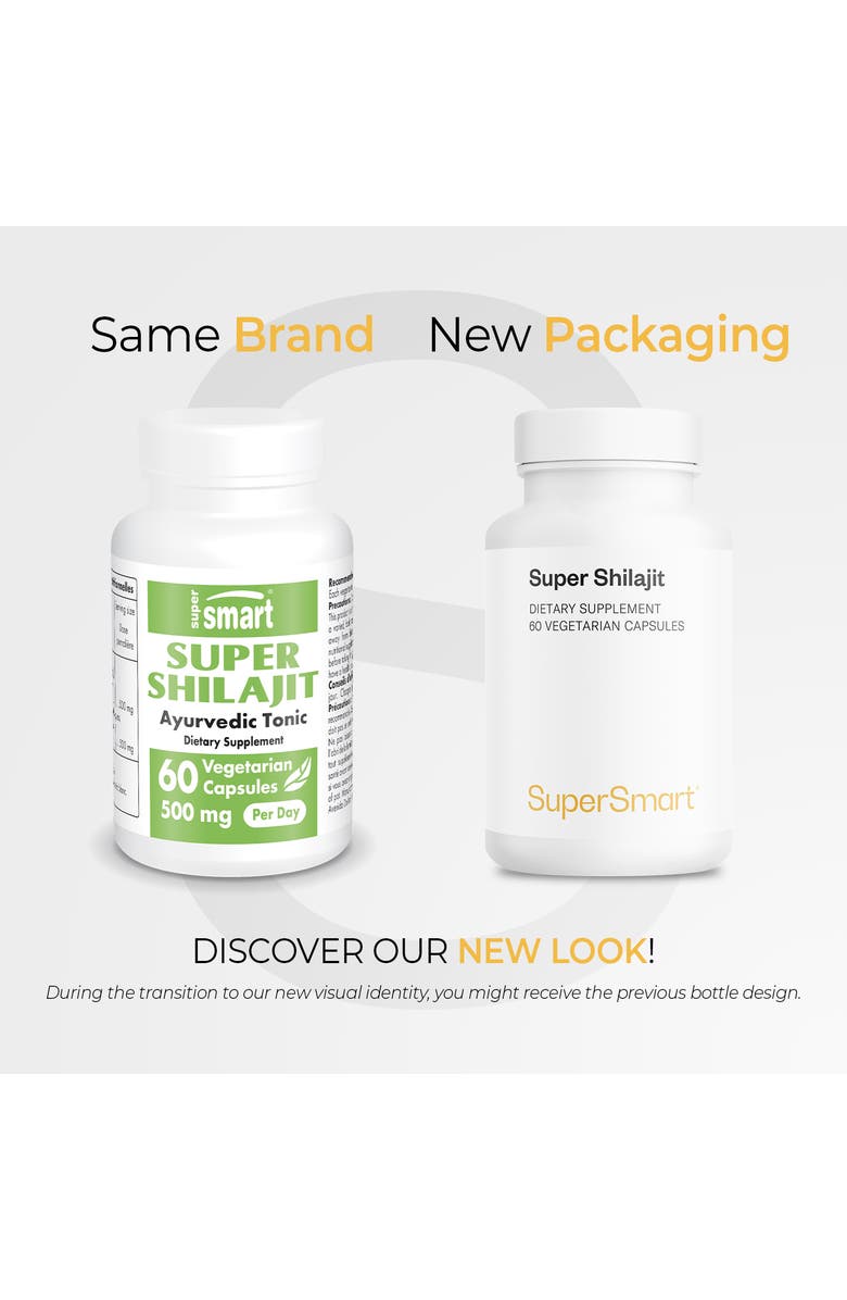 SuperSmart Super Shilajit 500mg per Day, Alternate, color, NO COLOR
