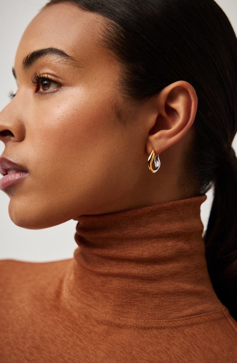 Missoma Savi Signature Small Hoop Earrings, Alternate, color, Mixed